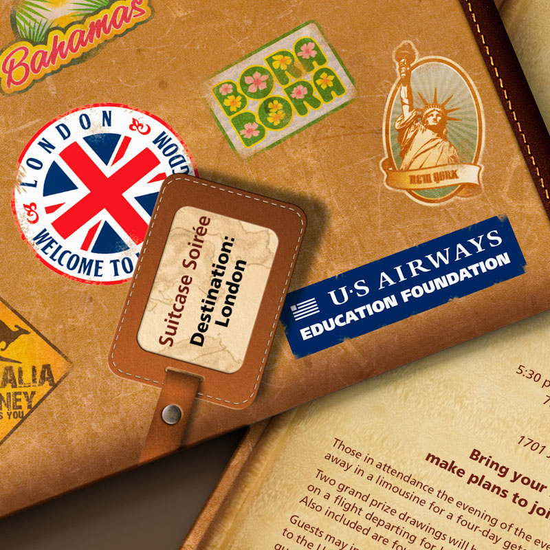 Fundraiser collateral - US Airways Education Foundation